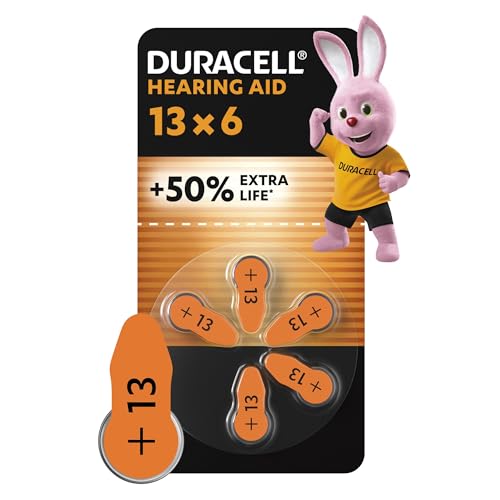 Duracell Batterie 13 PR48 apparecchi acustici 6 pezzi 1,45V