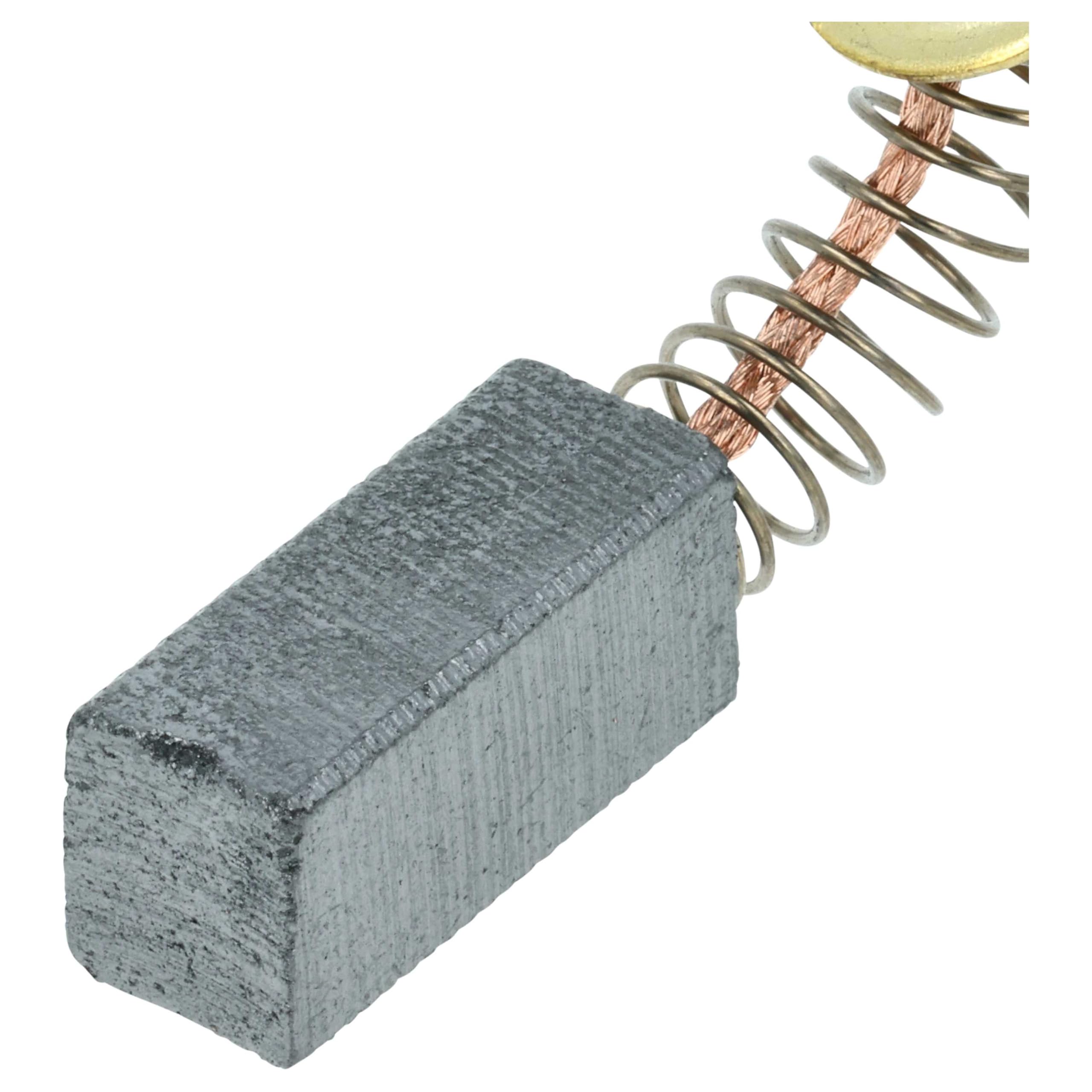 vhbw Spazzole carbone 6,5x7,5x13 mm utensile 2 pezzi grafite