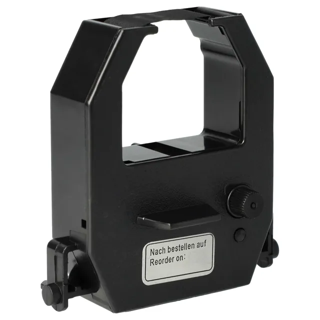 vhbw Nastro inchiostrato nylon nero per Amano PIX-15 timbracartellino