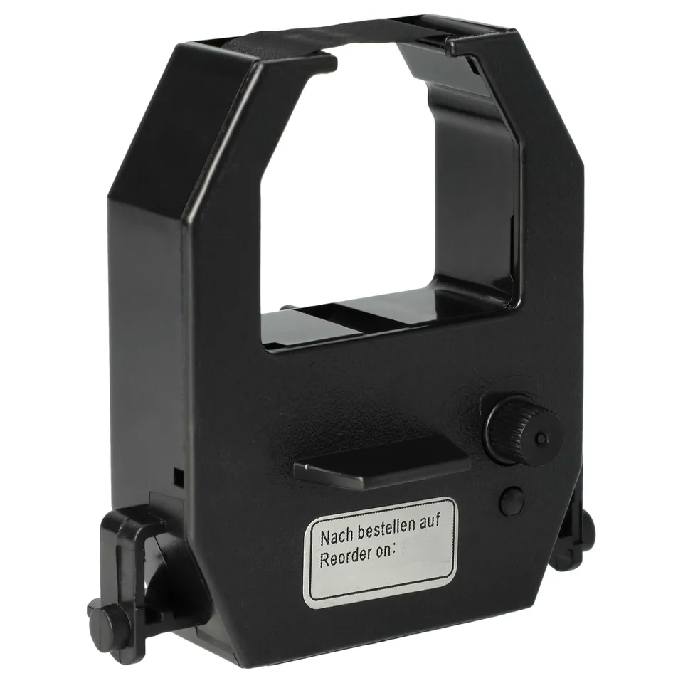 vhbw Nastro inchiostrato nylon nero per Amano PIX-15 timbracartellino