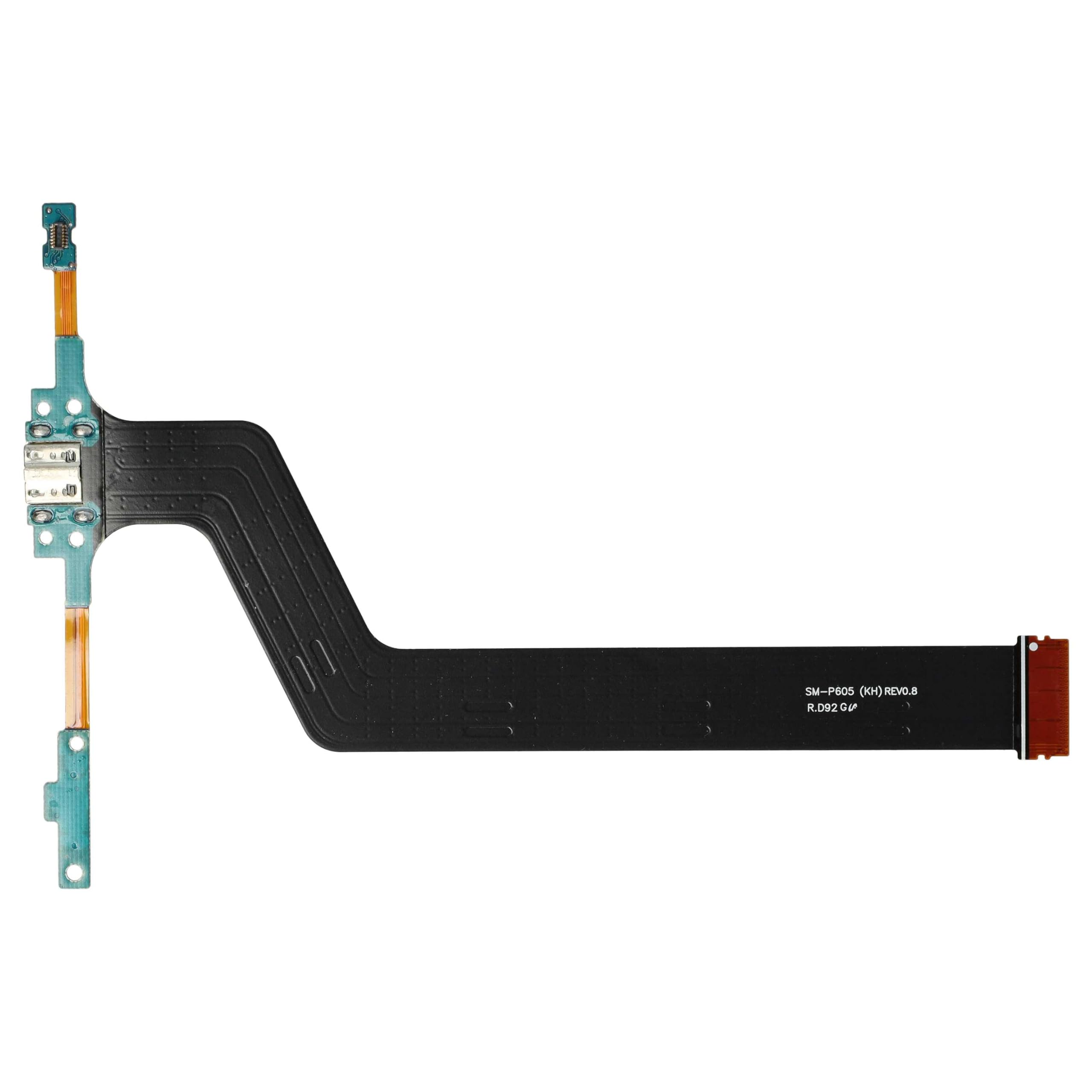 vhbw Presa ricarica Micro USB tablet Note 10.1 nero