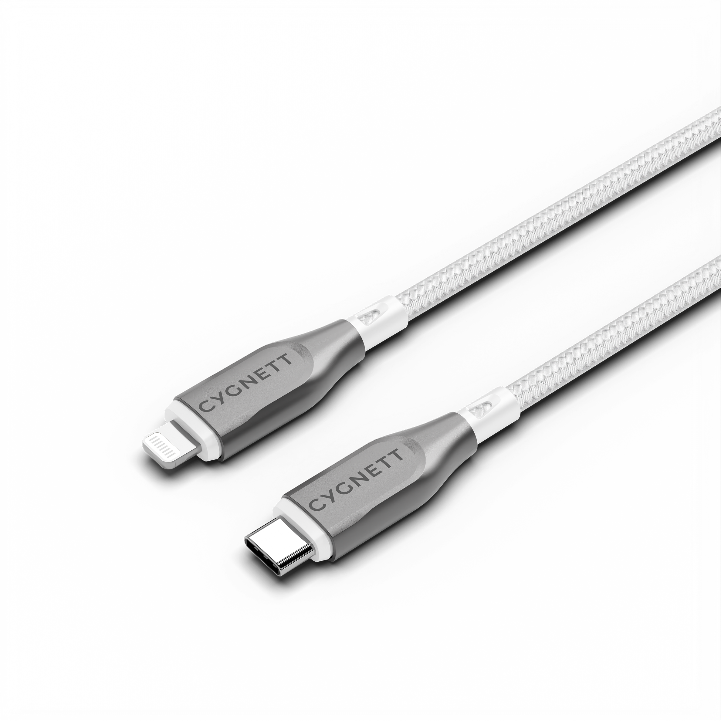 Cygnett Armoured Gen 2 Cavo Lightning USB-C 1m Bianco 30W