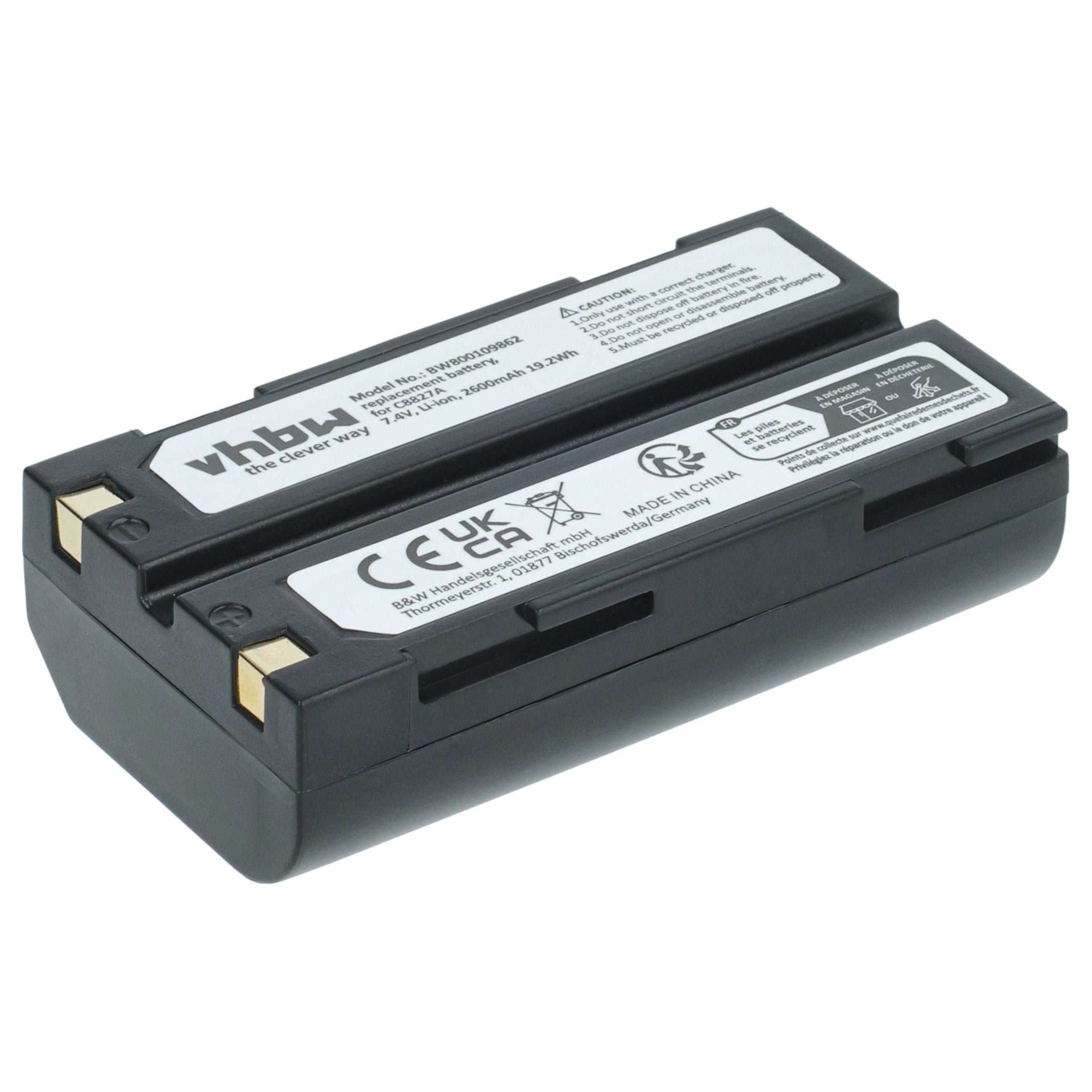 vhbw Batteria per Moli MCR-1821I fotocamera 2600mAh Li-Ion