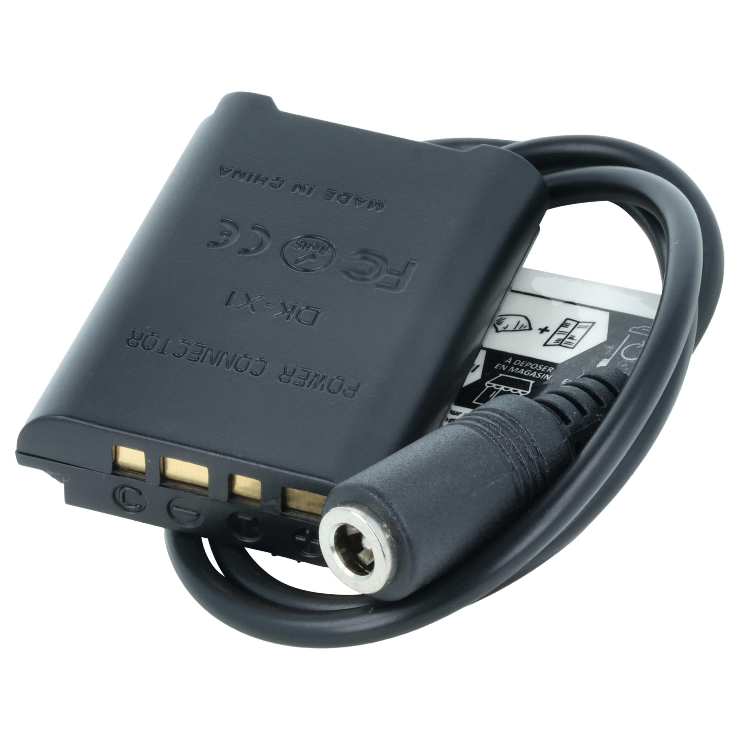 vhbw Accoppiatore CC per Sony NP-BX1 Nero 6 cm