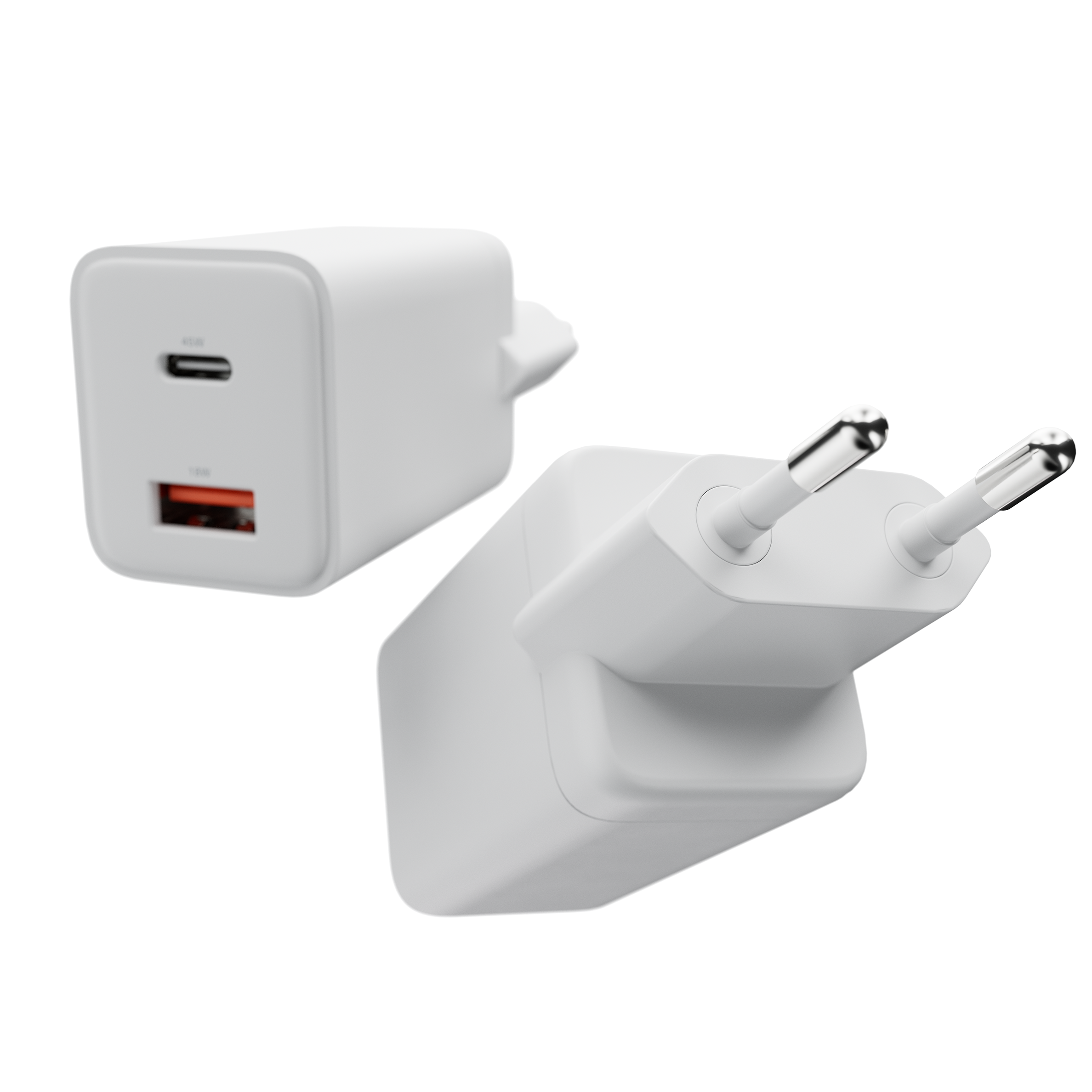 Cygnett PowerPlus caricatore da muro 65W bianco 2 porte