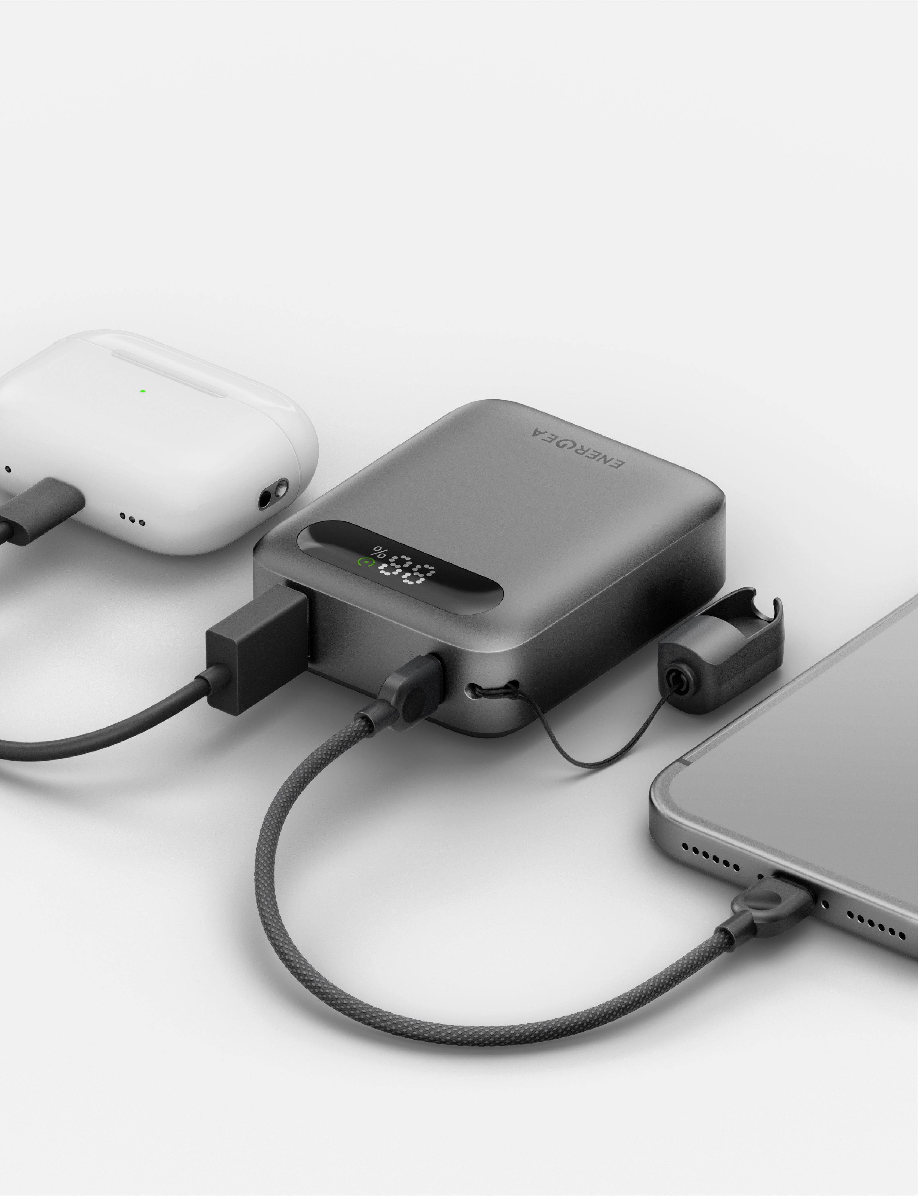 Energea ComPac Loop 10K power bank 10000mAh Gunmetal