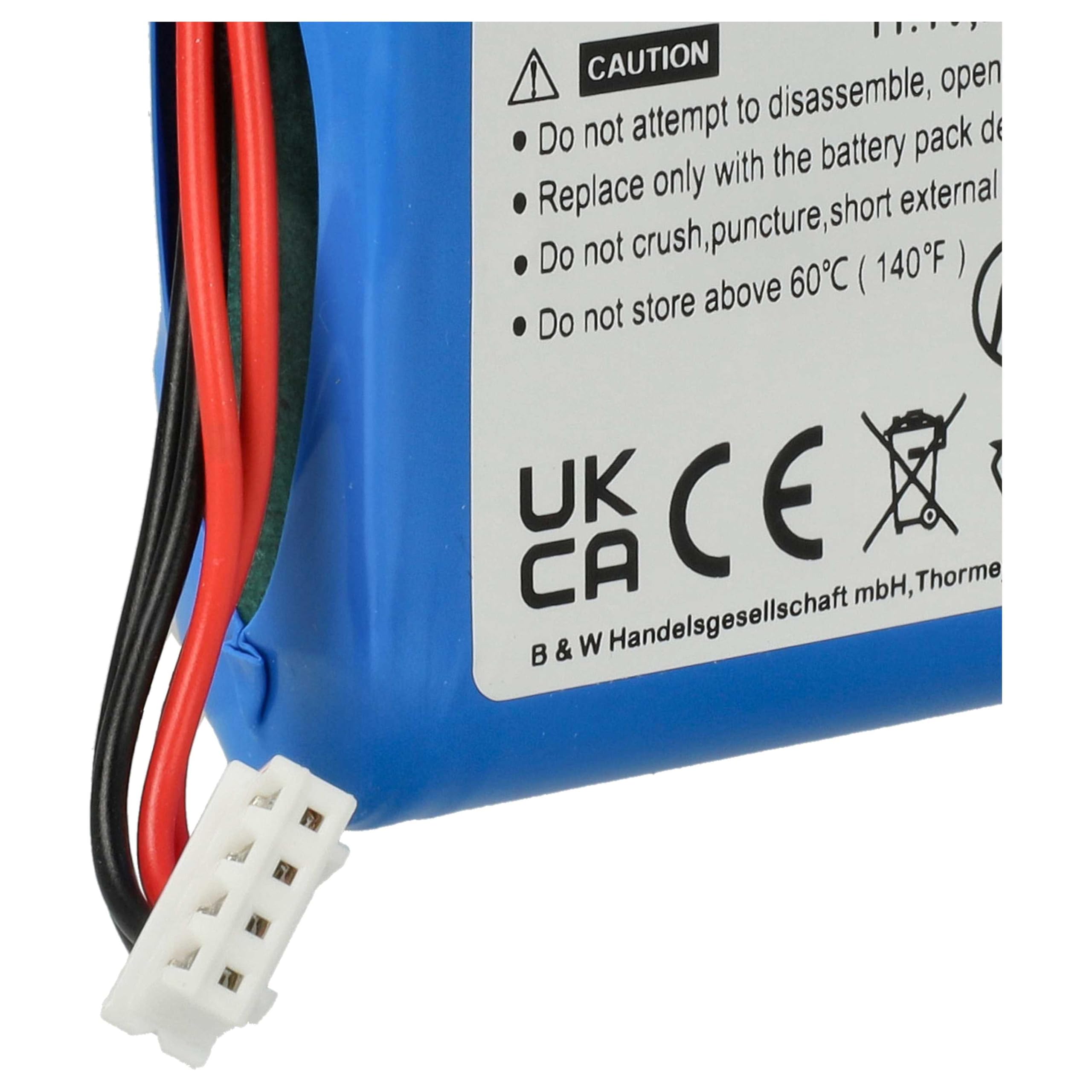 vhbw Batteria speaker 2600mAh 11,1V per Marshall Stockwell