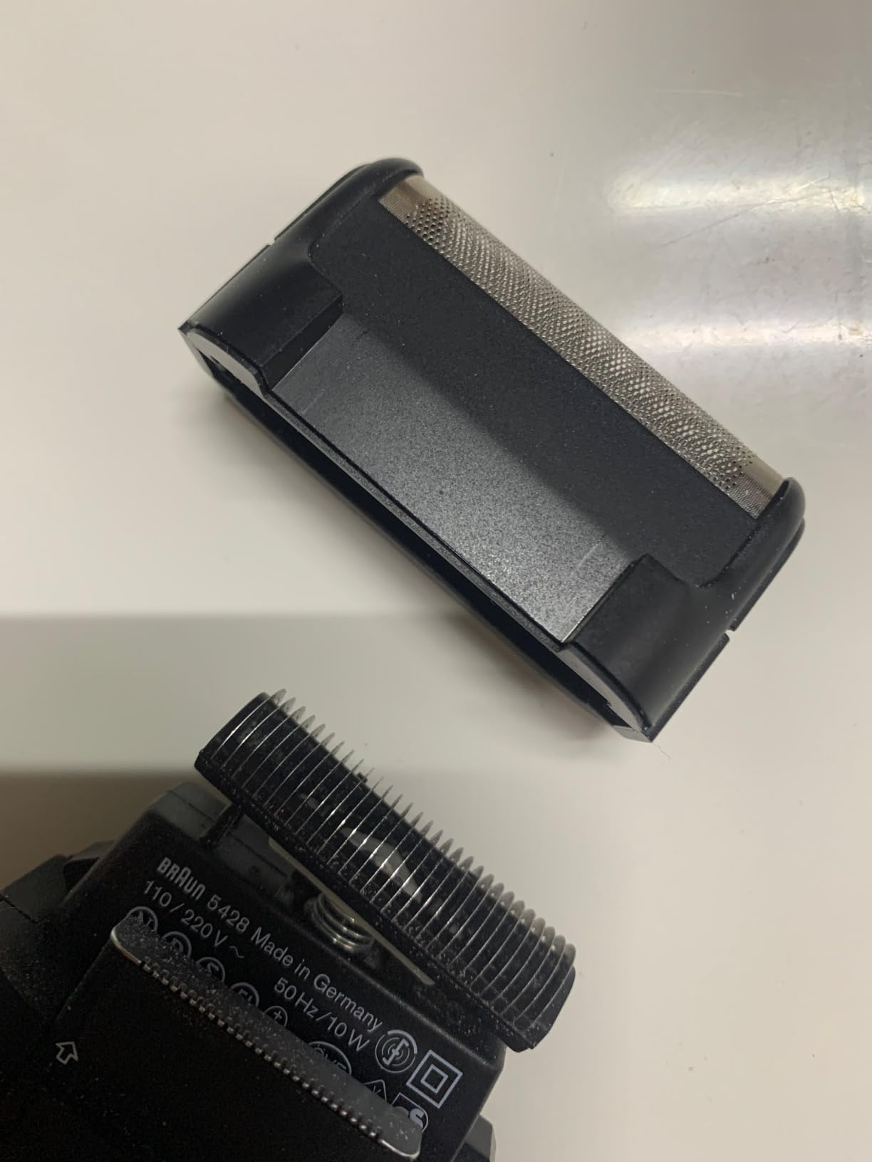 vhbw Combi Pack Braun 1000 testina rasoio acciaio