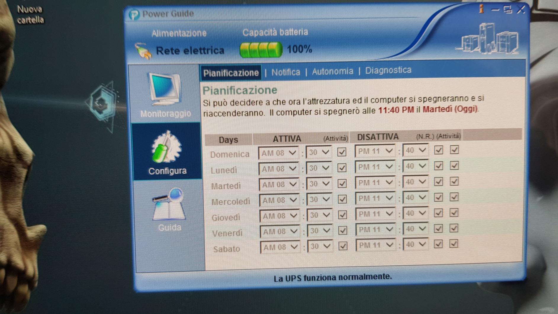 EPYC Quantum 1500VA 900W Gruppo di Continuità UPS 5 Prese LCD