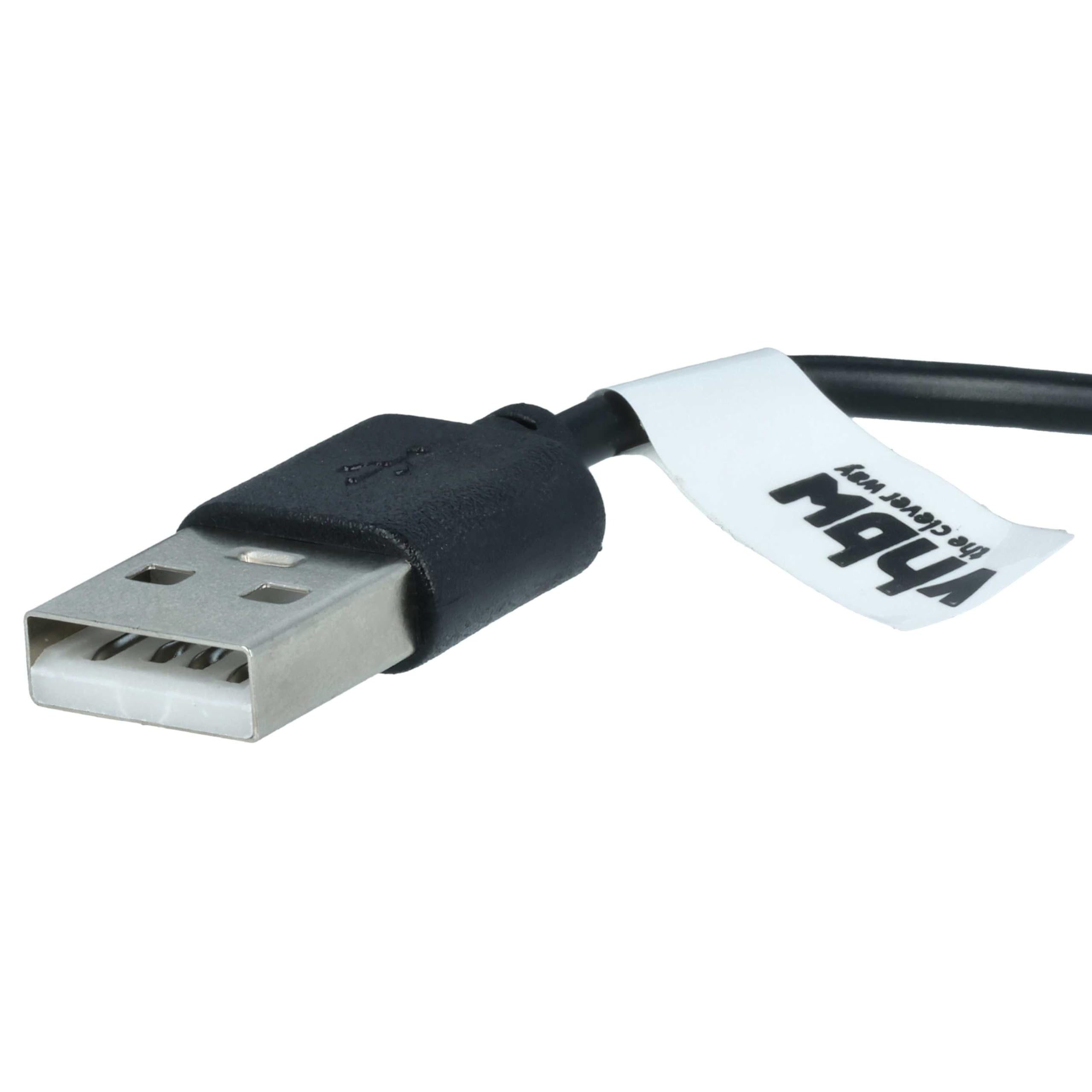 vhbw APCBS10 cavo dati USB Samsung SGH-E1150 nero 100cm