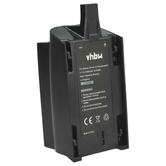 vhbw Batteria Drone Parrot Bebop 2300mAh 11,1V Li-Poly