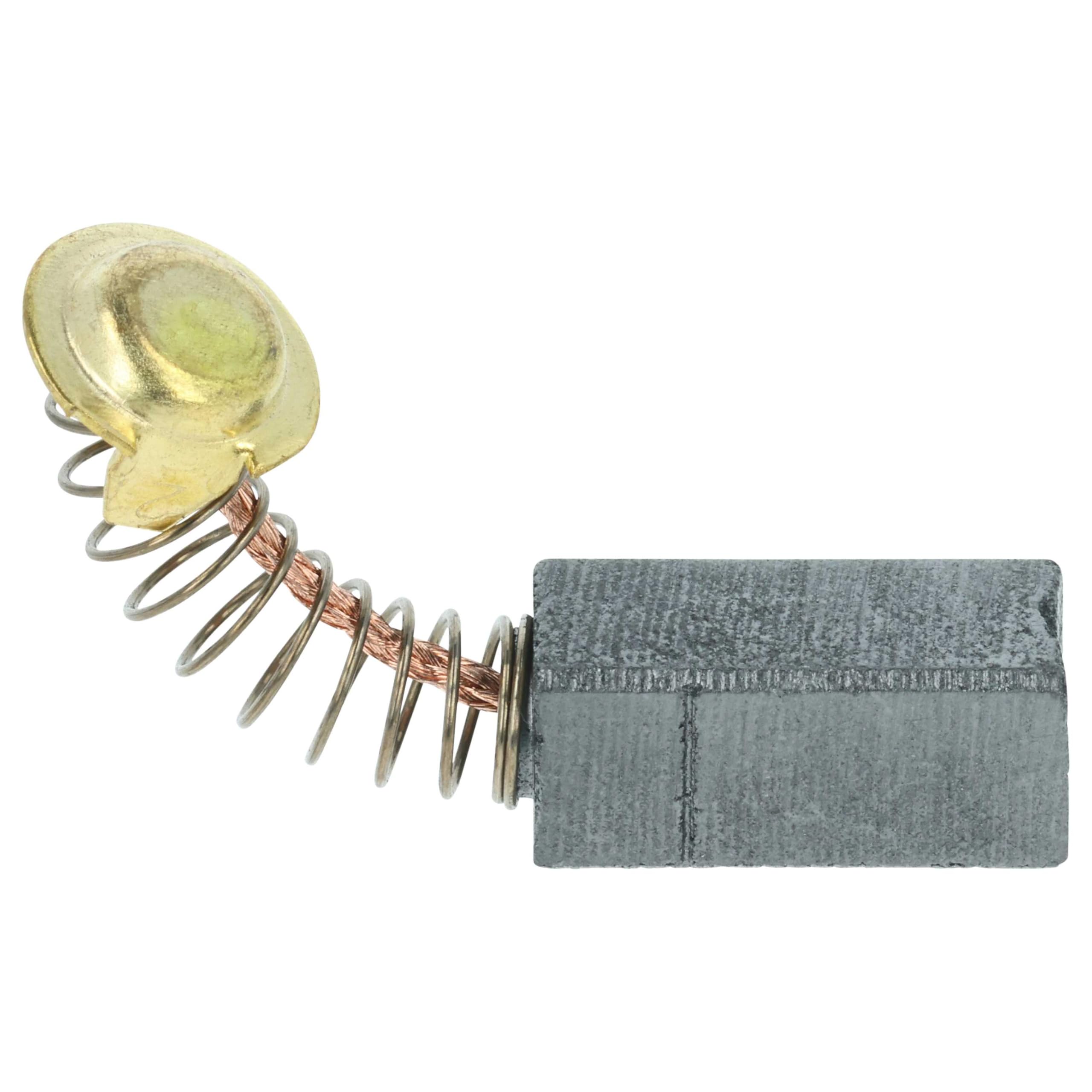 vhbw Spazzole carbone 6,5x7,5x13 mm utensile 2 pezzi grafite
