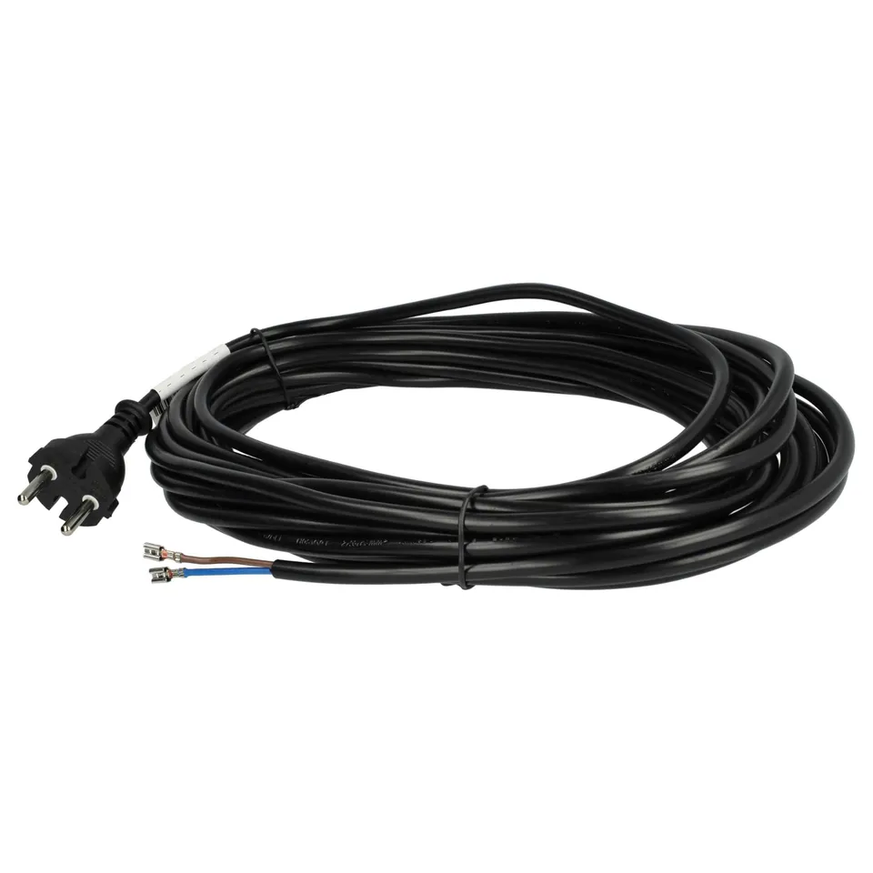 vhbw Cavo Alimentazione Aspirapolvere 10 m 1000W Nero