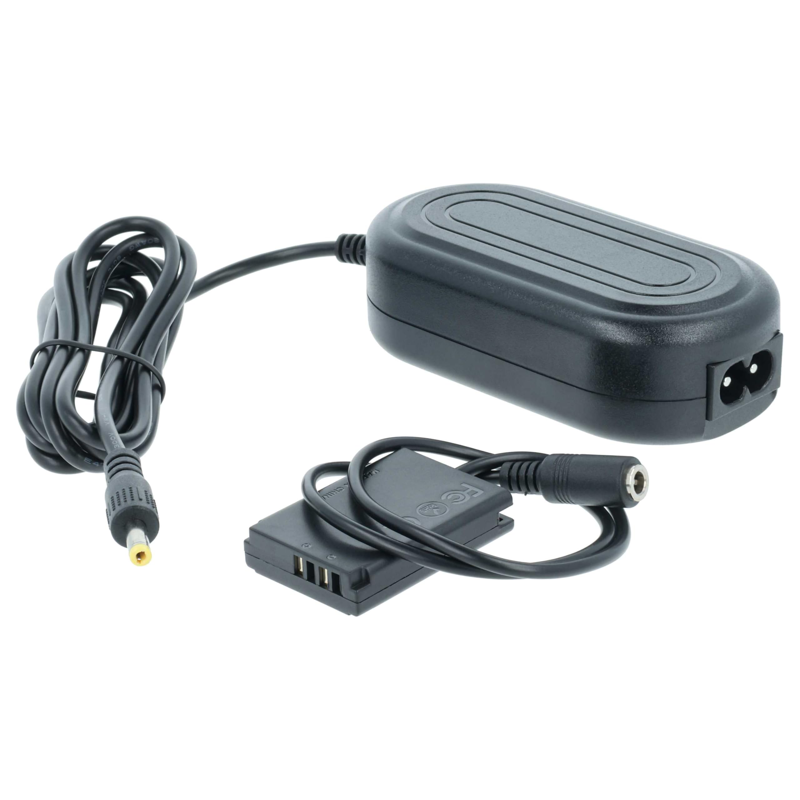 vhbw ACK-DC110 alimentatore fotocamera per Canon G7X 2m nero
