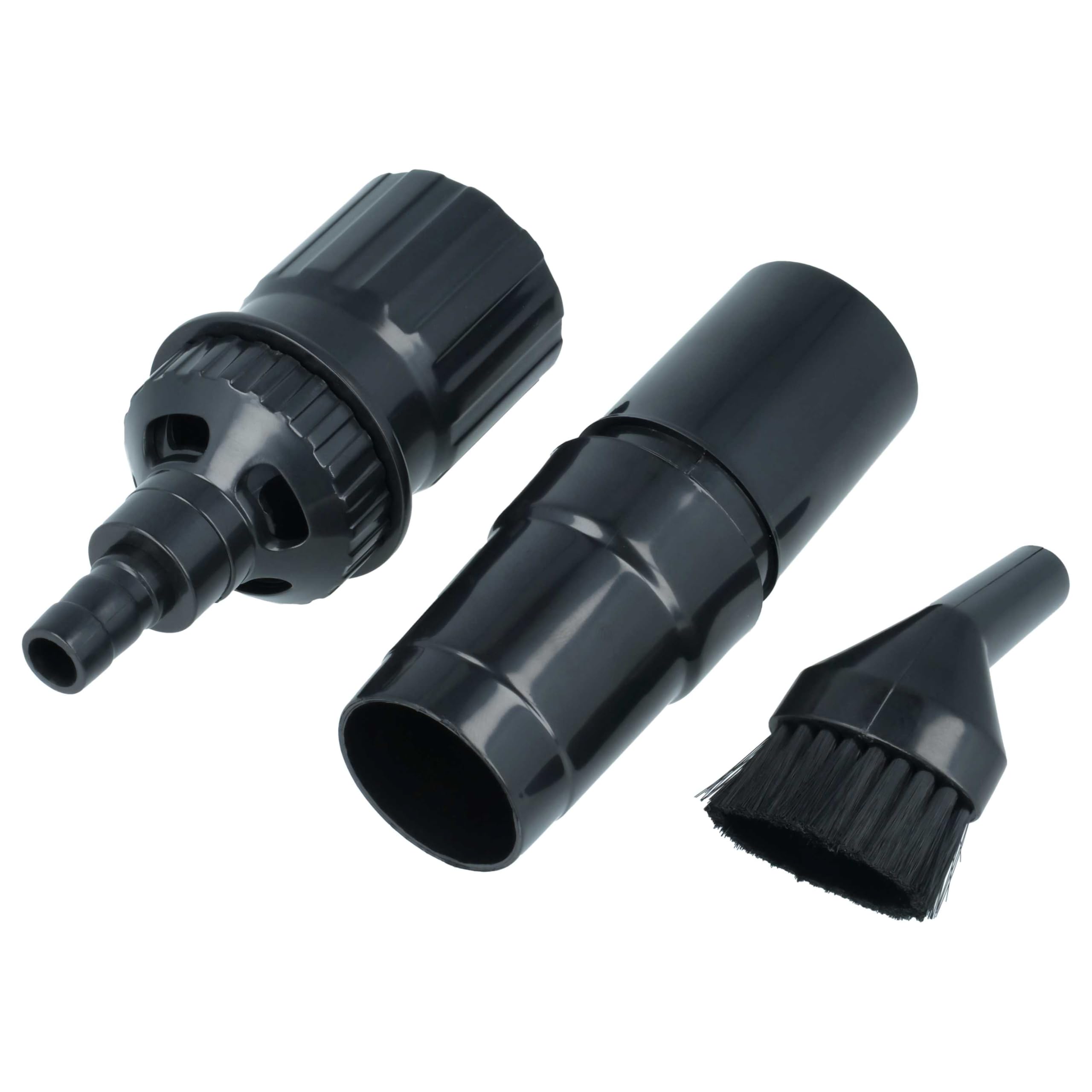vhbw Set Universale 8 Pezzi Accessori Aspirapolvere 32mm Nero