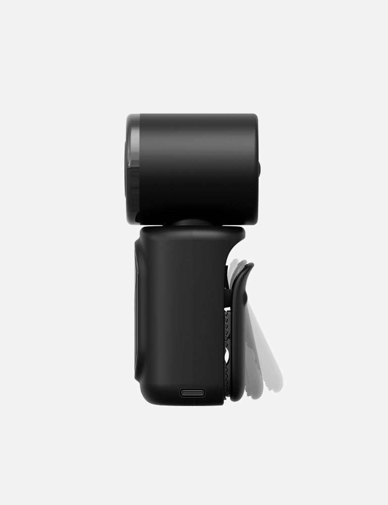 Energea AirVia Mini ventilatore portatile Nero con clip