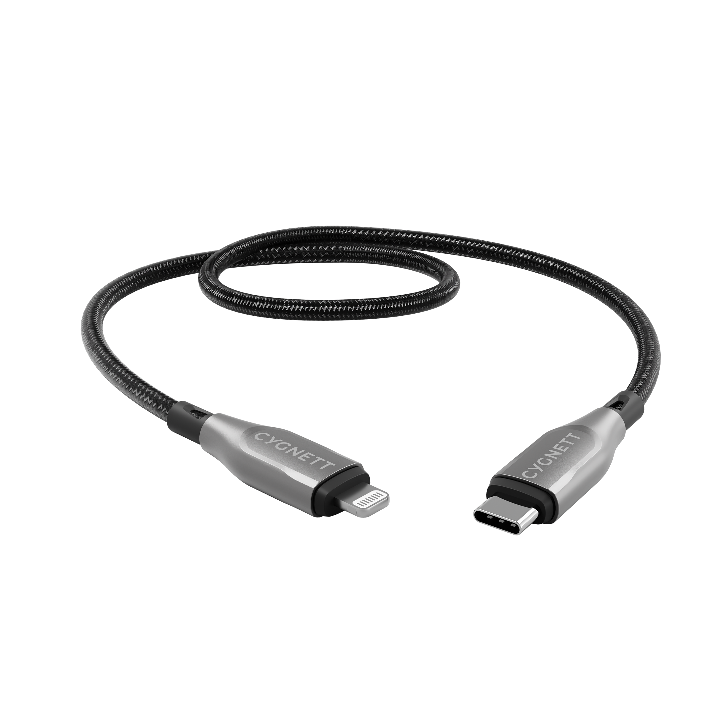 Cygnett Armoured cavo Lightning USB-C 50cm nero 30W