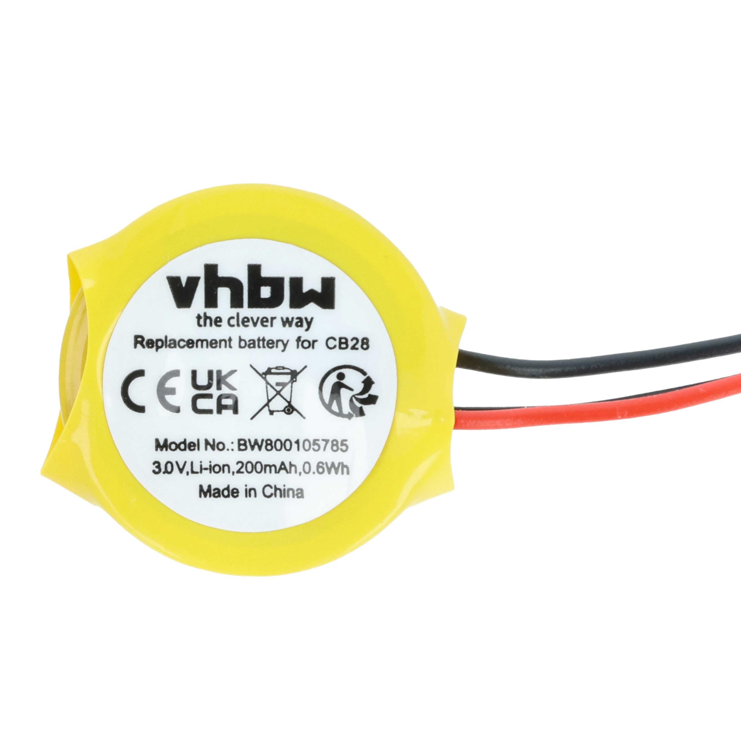 vhbw Batteria BIOS 200mAh per Dell Inspiron 1720 notebook litio