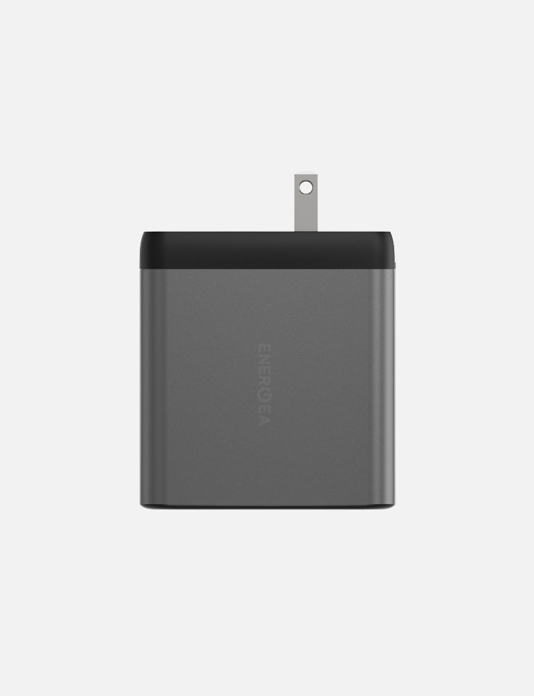 Energea AmpCharge GaN100 caricatore muro 100W 3 USB-C Gunmetal