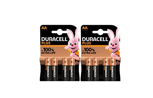 Duracell Plus Pile Stilo AA Alcaline 8pz