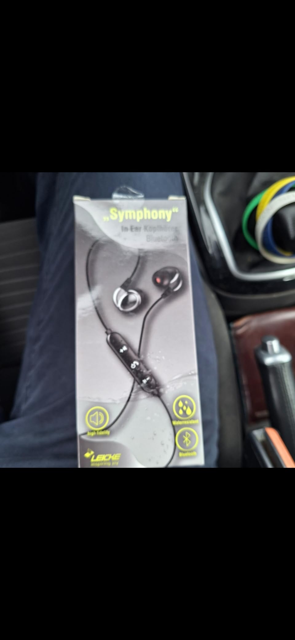 Leicke Cuffie Bluetooth 5.0 in-ear IPX6 sport nere