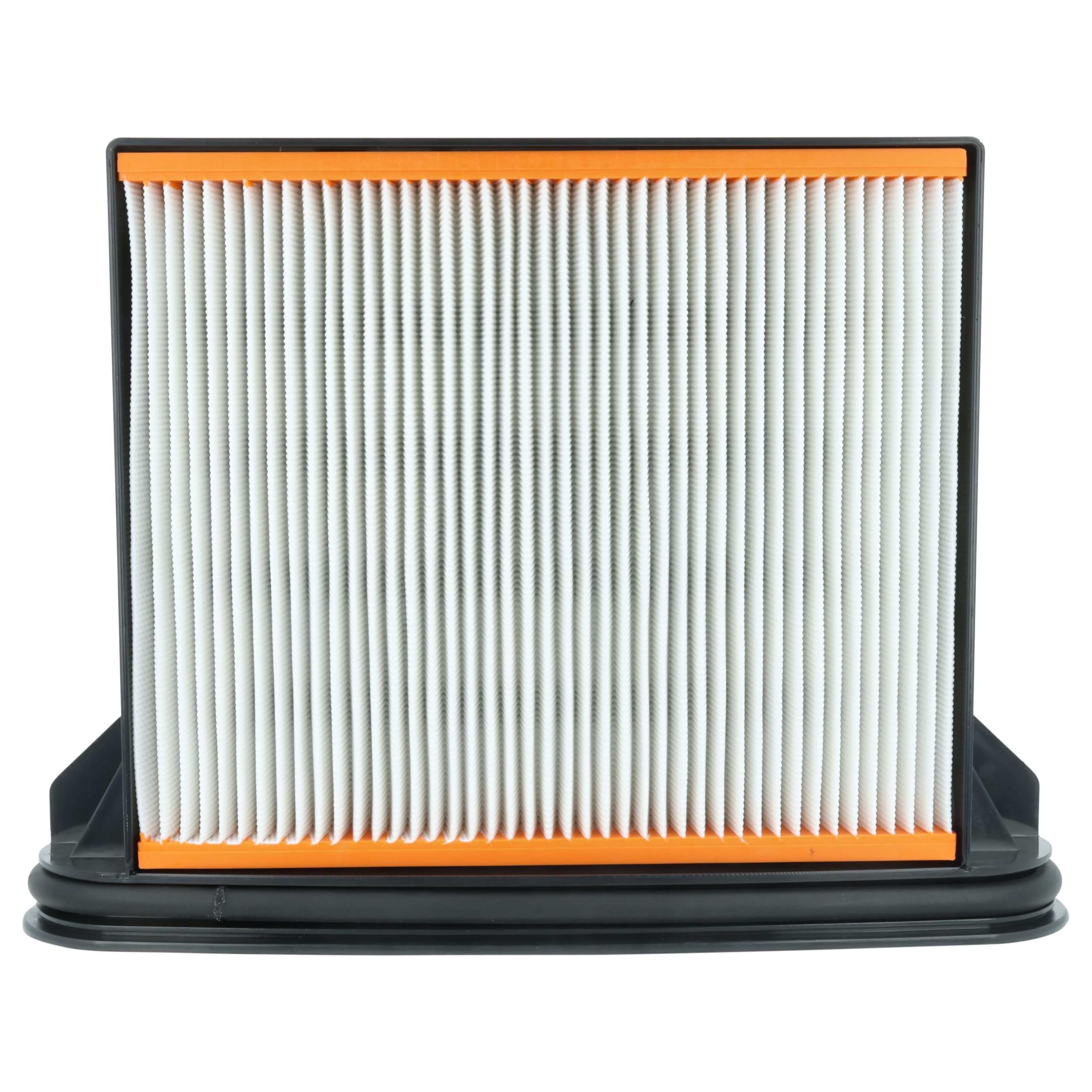 vhbw AC1630P filtro pieghe piatte F8 2pz lavabile