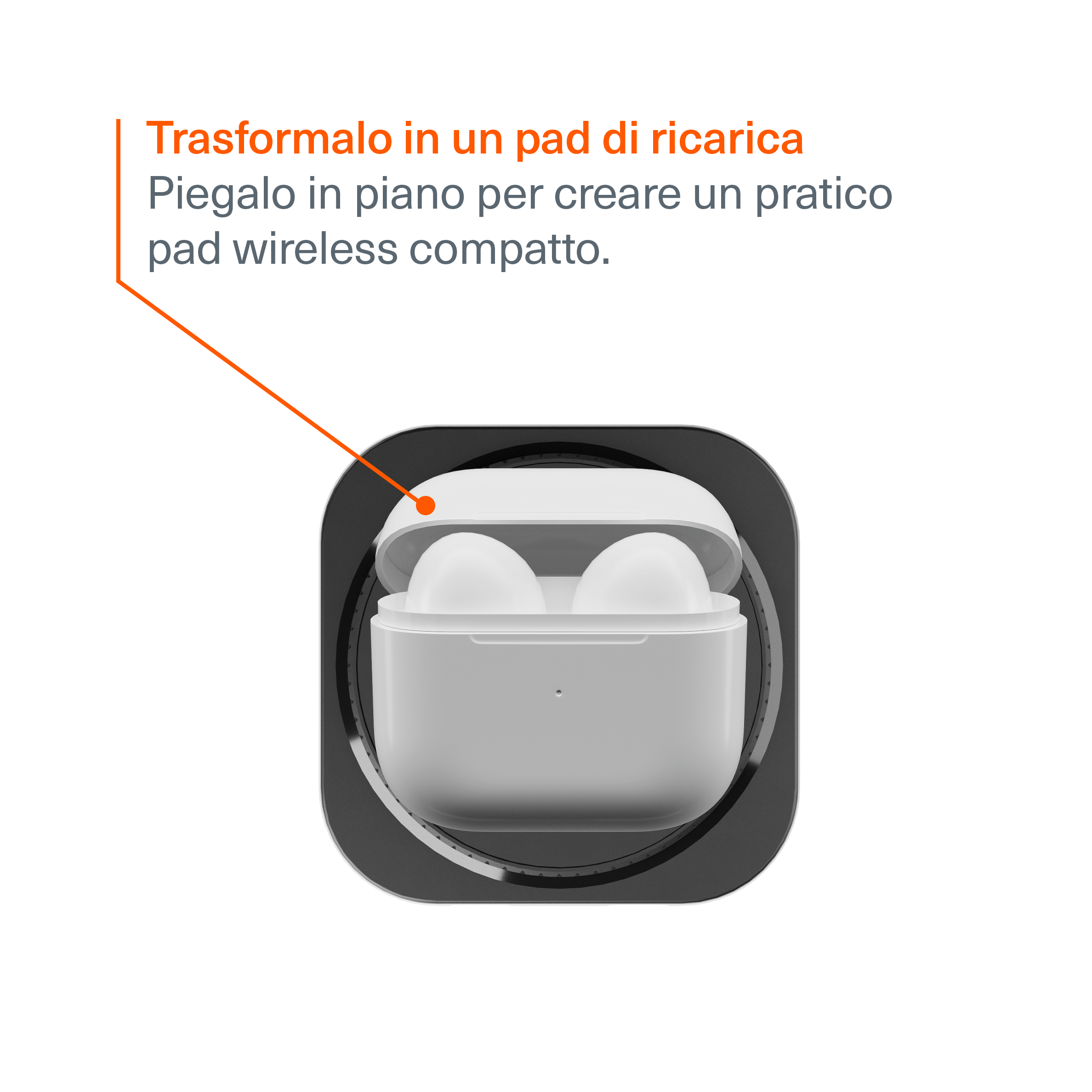 Cygnett MagStand Caricatore Wireless 3-in-1 Nero 15W