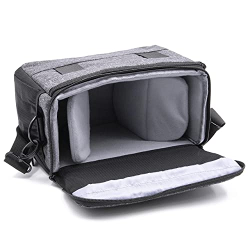 vhbw Custodia fotocamera Canon EOS 1300D nero/grigio