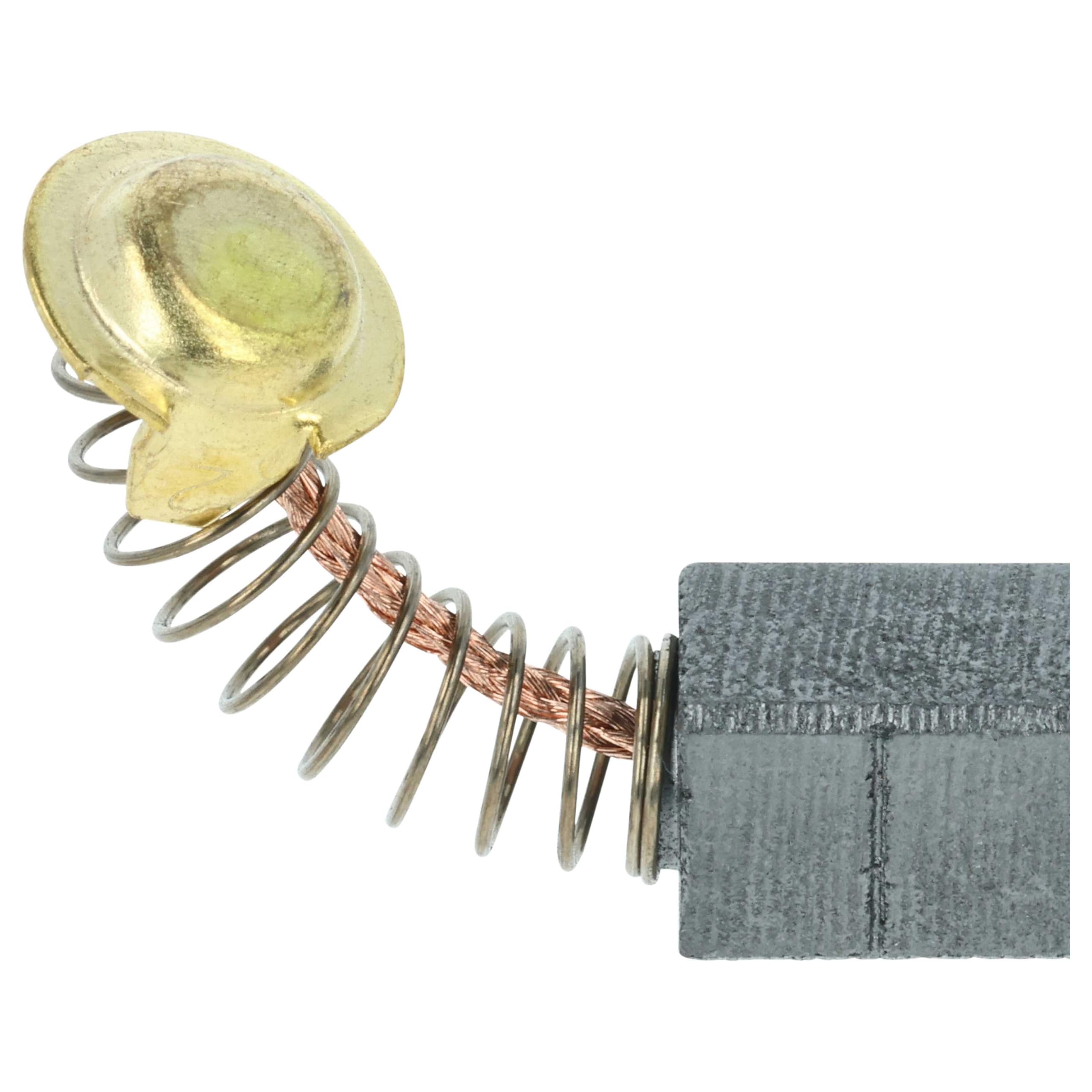 vhbw Spazzole carbone 6,5x7,5x13 mm utensile 2 pezzi grafite