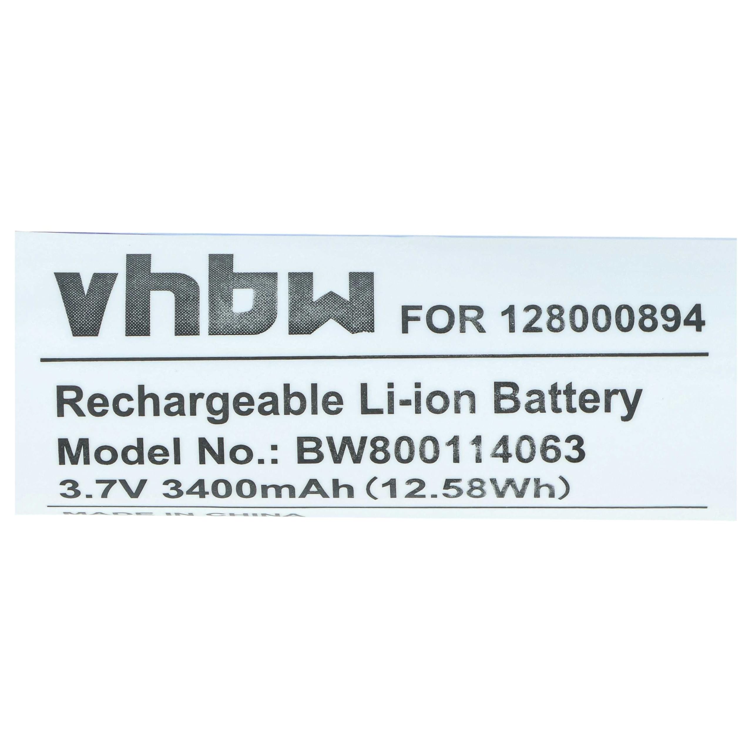 vhbw Batteria RBP-GM40 Gryphon 3400mAh 2 Pezzi