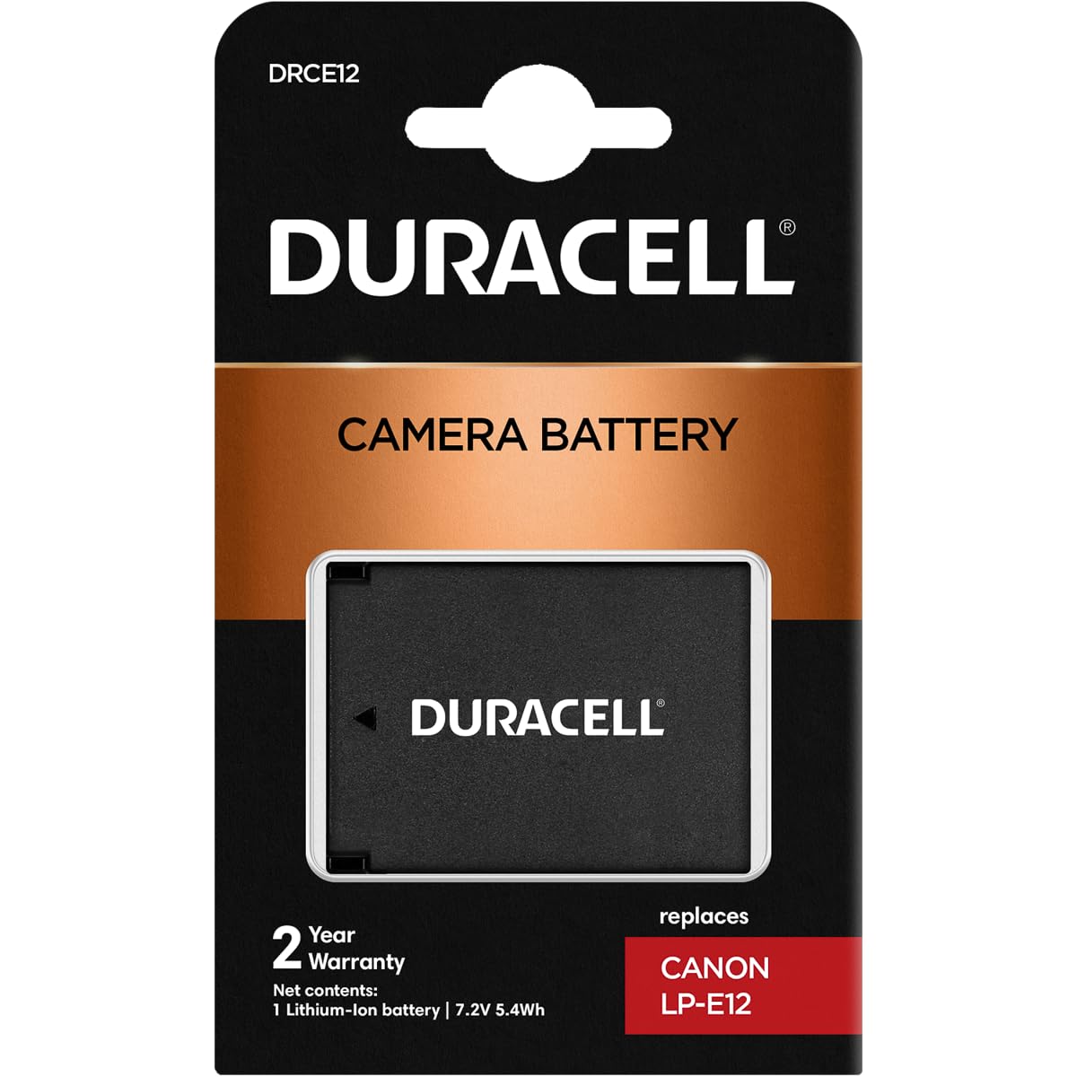 Duracell DRCE12 Batteria Canon LP-E12 fotocamera 7,2V 600mAh