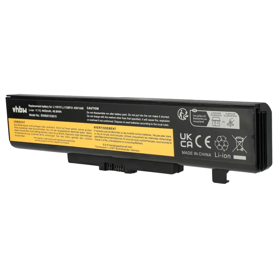 vhbw Batteria Lenovo G505 G580 G700 notebook 4400mAh 11,1V
