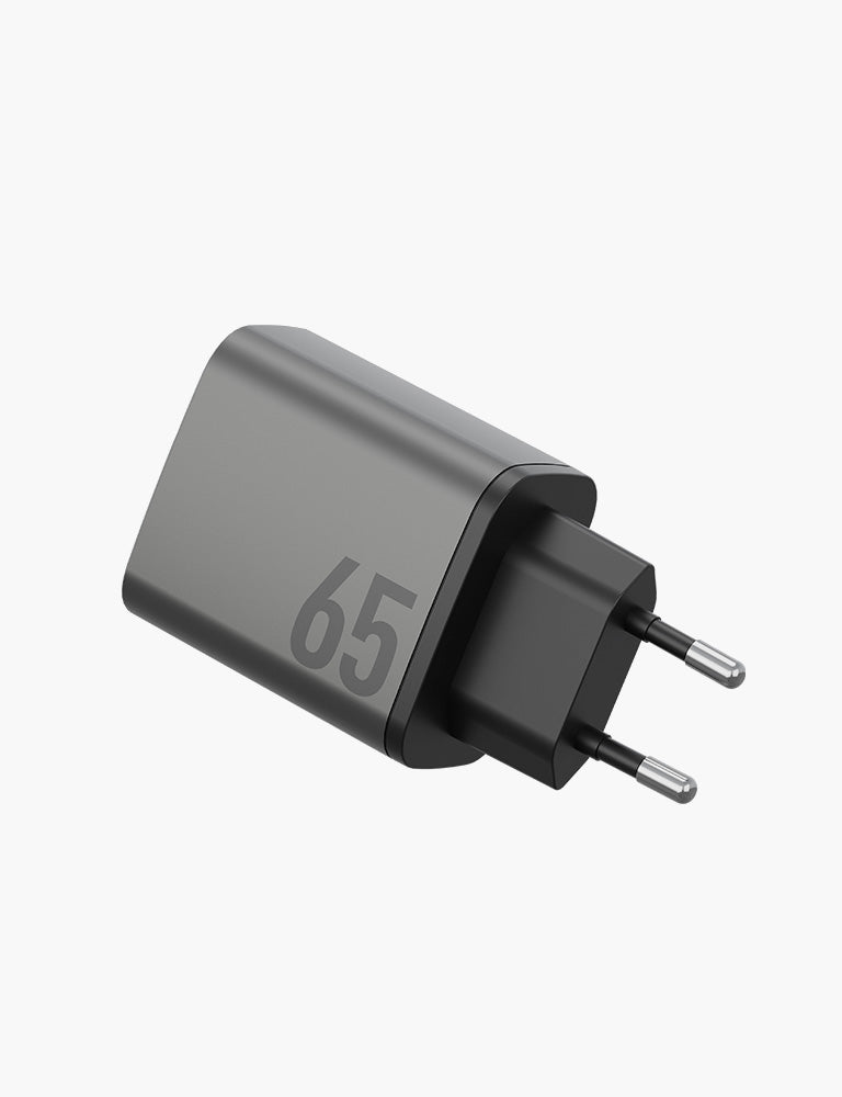 ENERGEA AmpCharge GaN65 EU caricatore muro gunmetal 65W