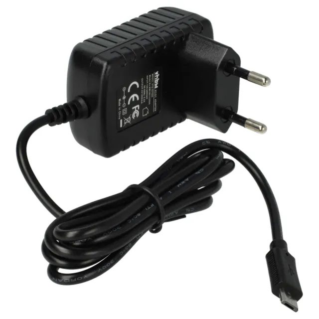 vhbw caricabatterie micro-USB 5V 1A per Motorola Razr2 nero