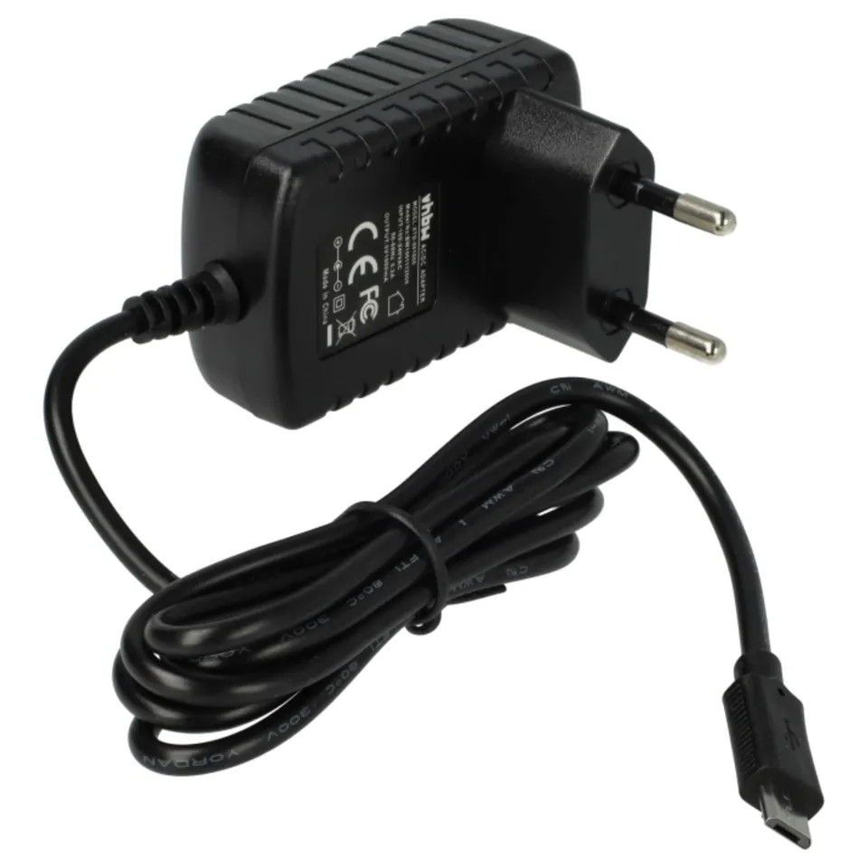 vhbw caricabatterie micro-USB 5V 1A per Motorola Razr2 nero