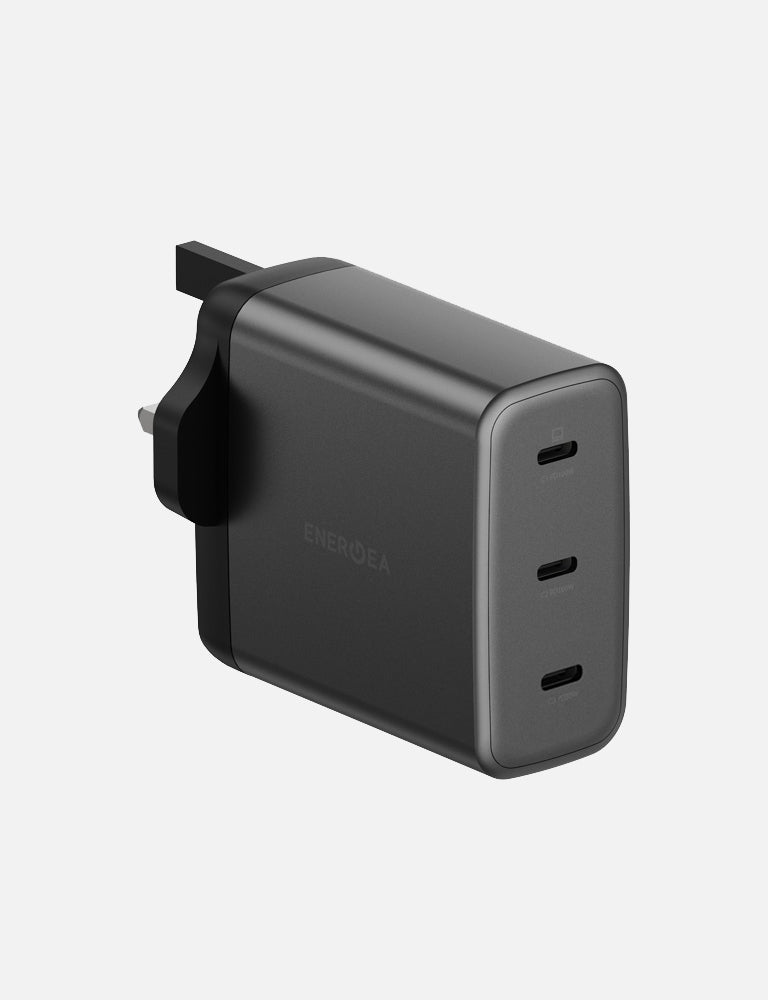 ENERGEA AmpCharge GaN100 Caricatore Muro 3 USB-C Gunmetal