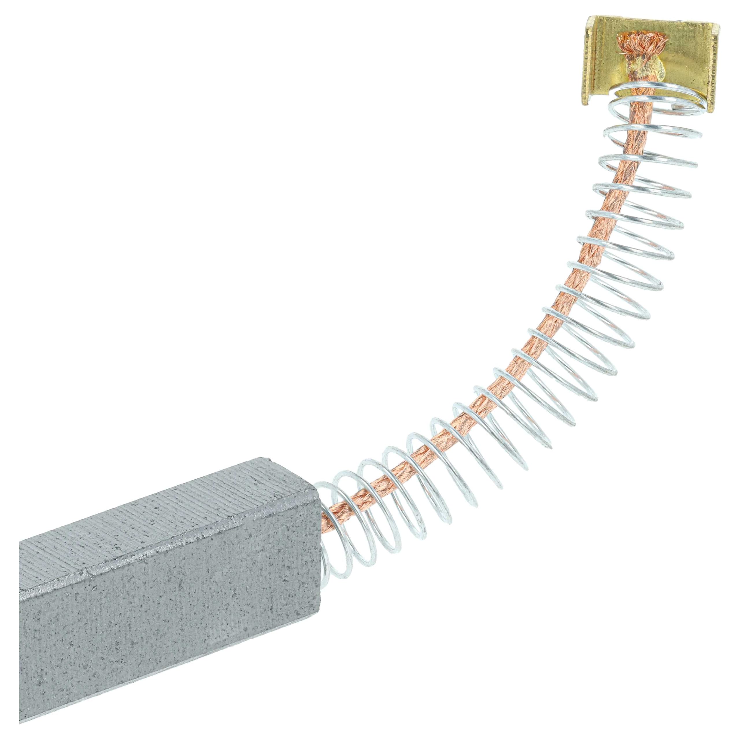 vhbw Spazzole carbone 6x9x23mm per Kirby Sentria II 2 pezzi grafite