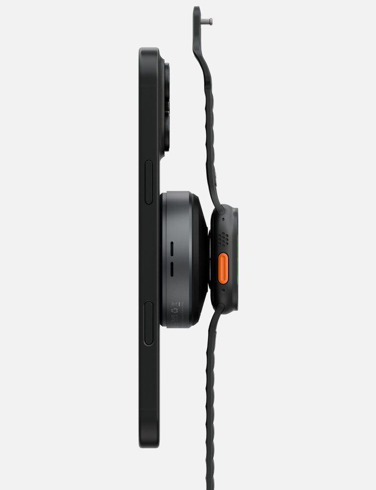 Energea MagDuo Arc caricatore wireless gunmetal 2-in-1
