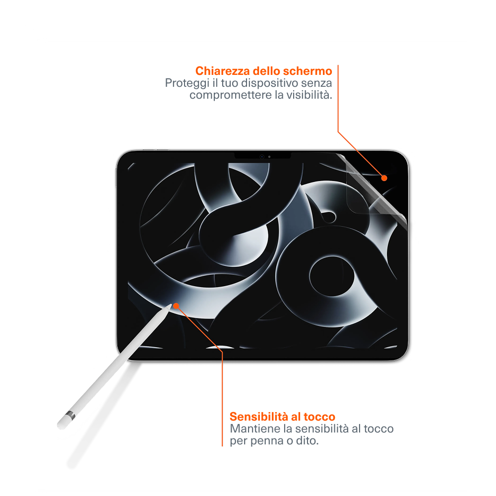 Cygnett Vetro temperato iPad Air 13 M2 pellicola antigraffio