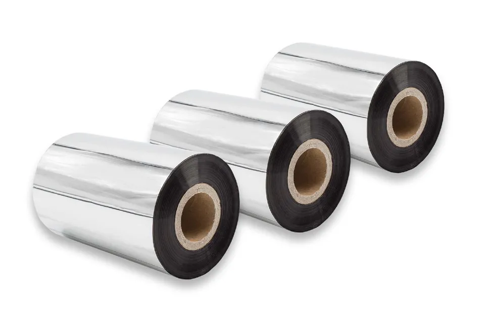 vhbw Nastro trasferimento termico 100mmx300m nero 3pz cera