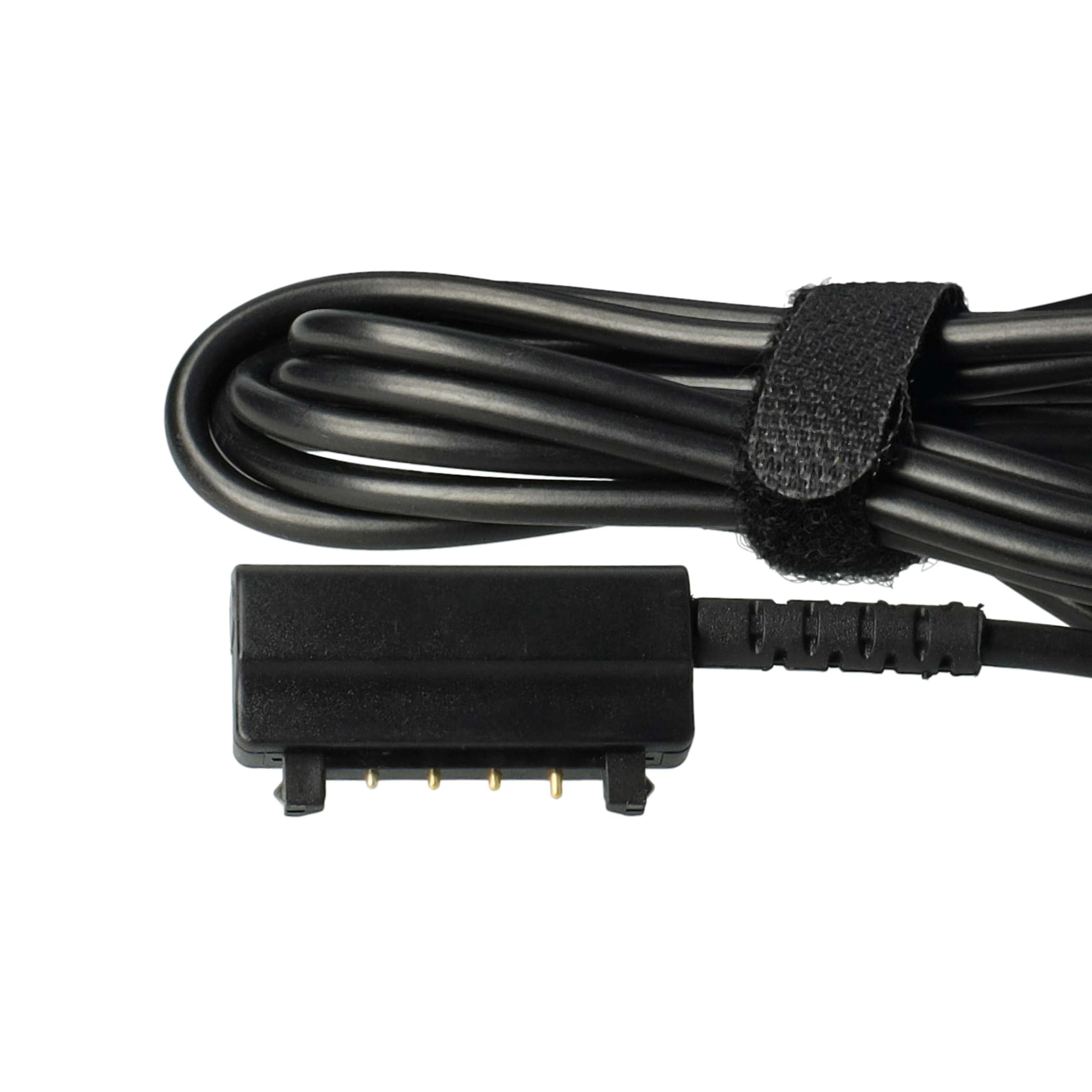 vhbw Alimentatore per Sony Xperia Tablet 30W 200 cm Nero