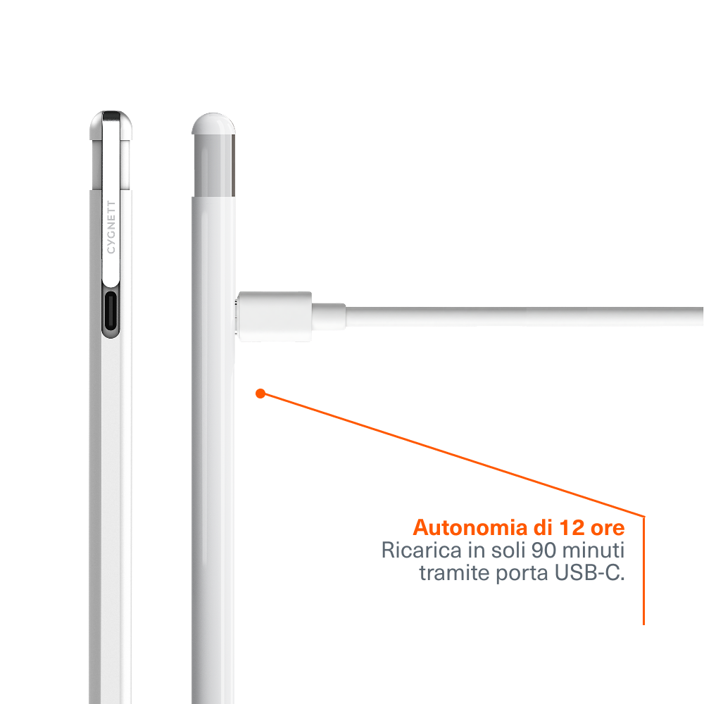 Cygnett MagPen Stylus per iPad bianco 12 ore