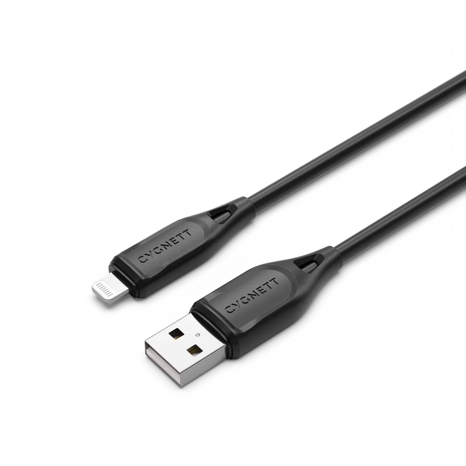 Cygnett Essentials Gen 2 Cavo Lightning a USB-A 1m Nero 12W