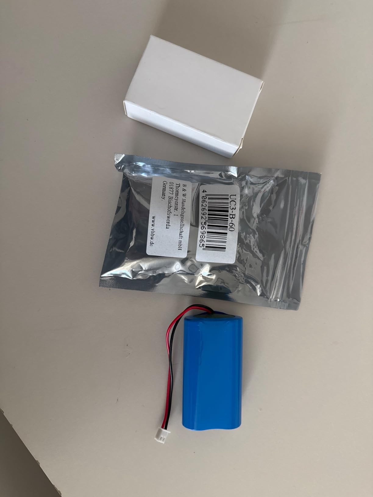 vhbw batteria lampada Zafferano Poldina 4400mAh 5 pezzi
