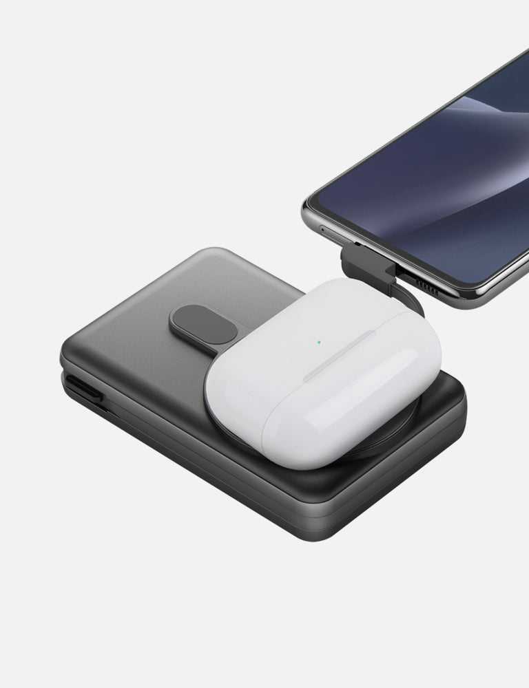 ENERGEA MagPac Pro+ power bank gunmetal 10000mAh