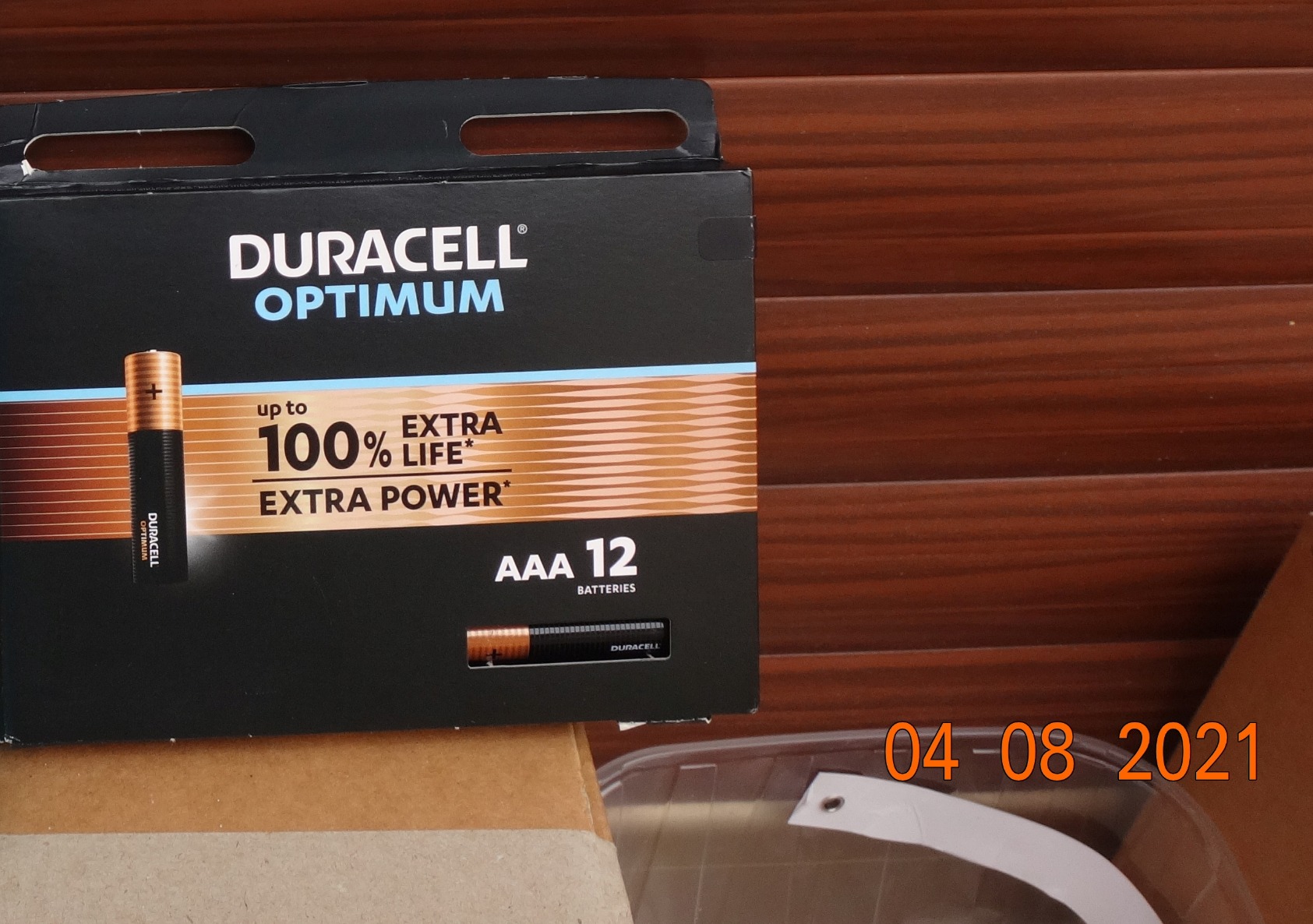 Duracell Optimum AAA batterie alcaline 12 pezzi power boost