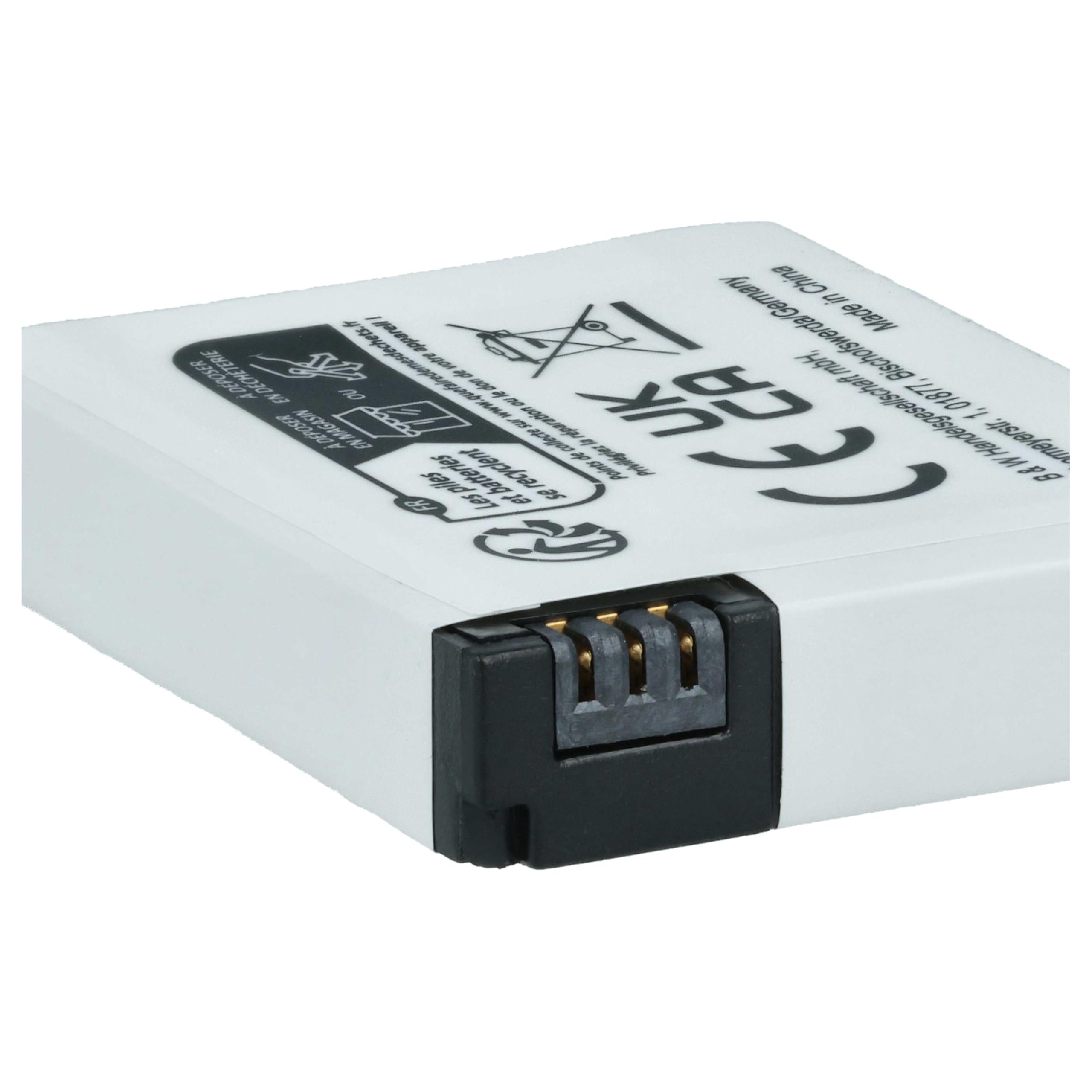 vhbw Batteria per GoPro HD Hero videocamera 1100mAh Li-Ion