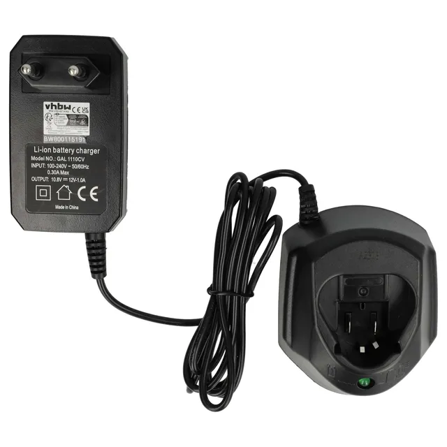 vhbw Caricabatterie 10,8V per Berner BACP BTI Tipo 1