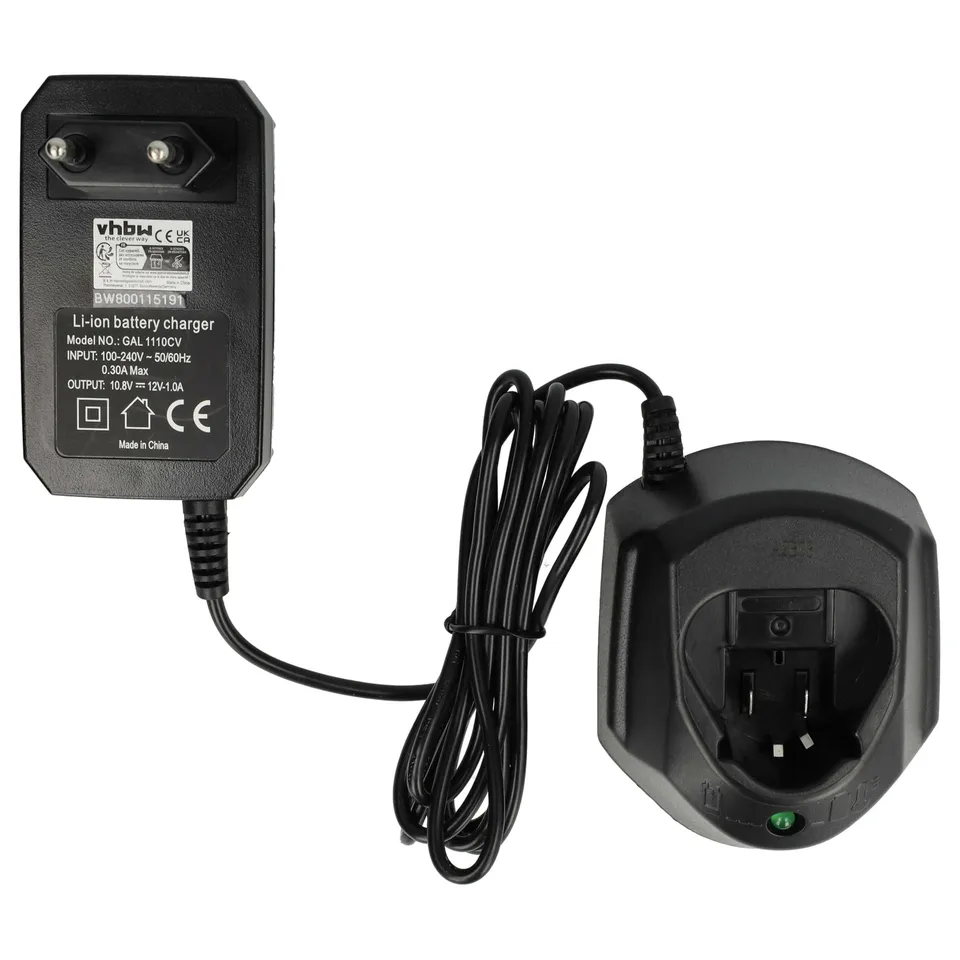 vhbw Caricabatterie 10,8V per Berner BACP BTI Tipo 1