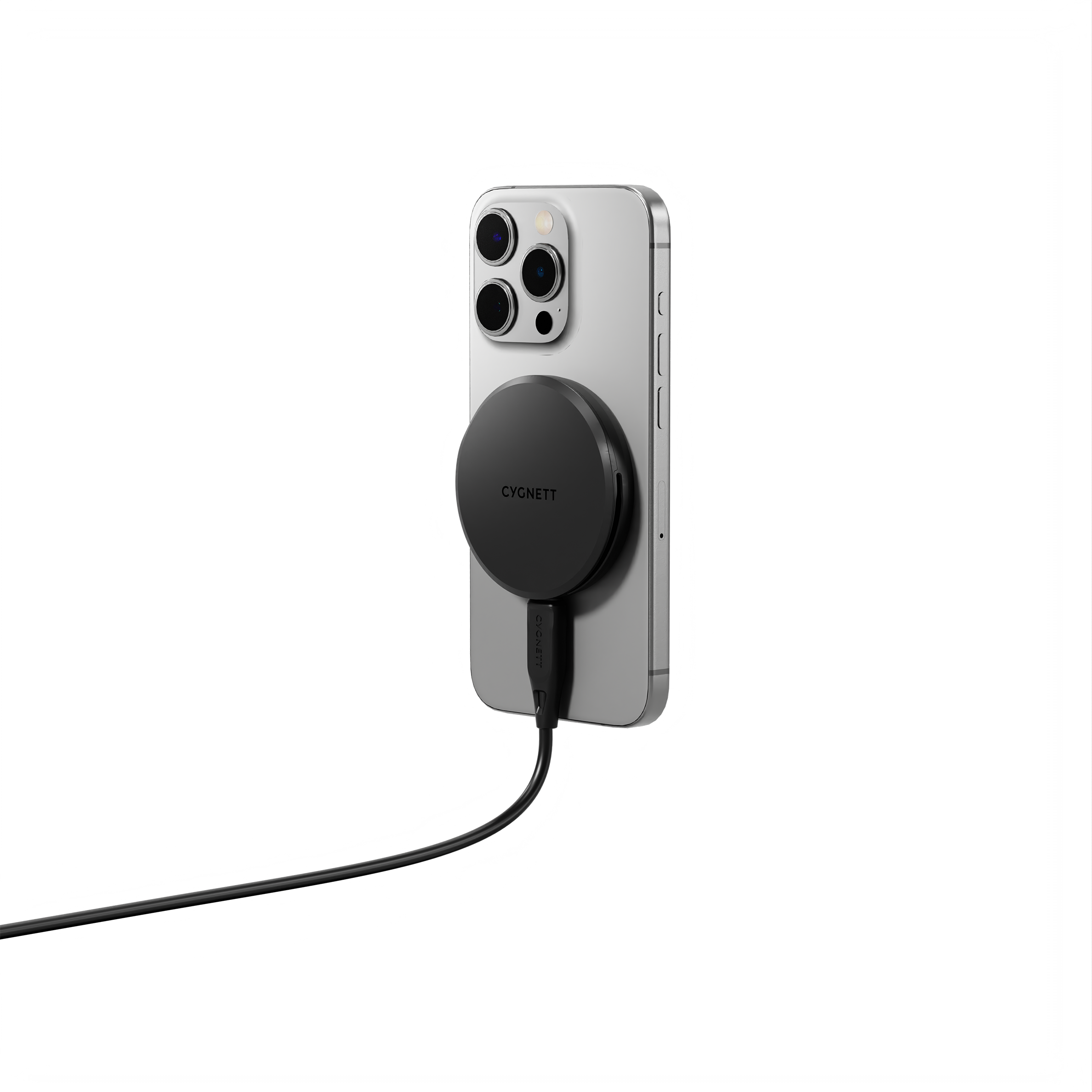 Cygnett ChargePuck Caricatore Wireless Magnetico 15W Nero